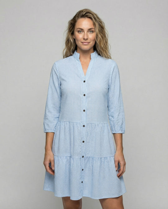 EB | A-Linienkleid mit V-Ausschnitt