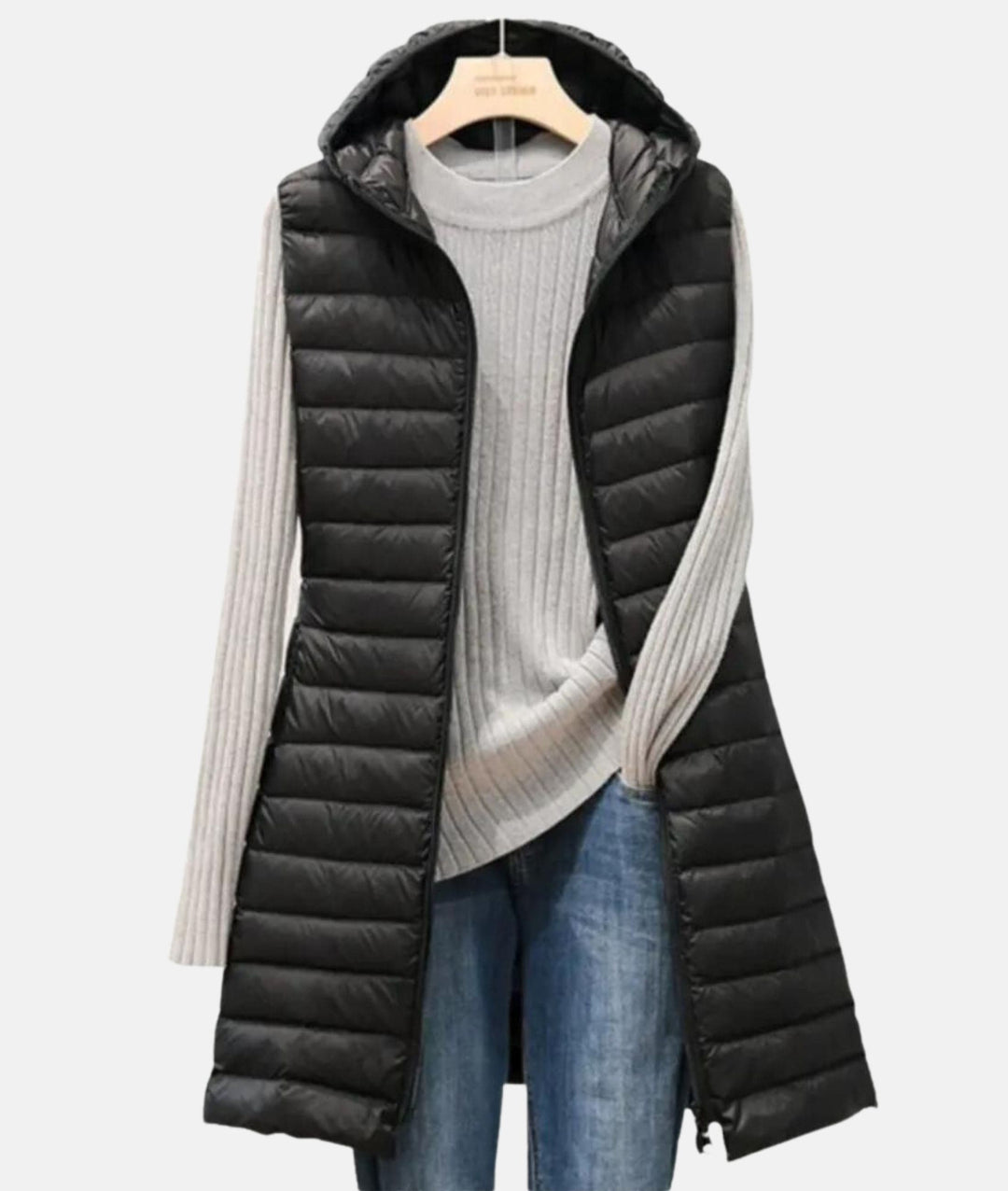 EB | Ärmelloser Mantel Lässiger Zeitloser Stil Ideal für den Winter