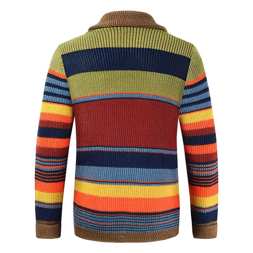 EB | Farbblockdesign Rollkragenpullover