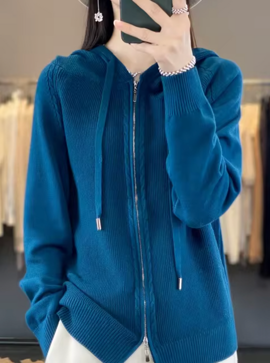 EB | Strickjacke mit Kapuze