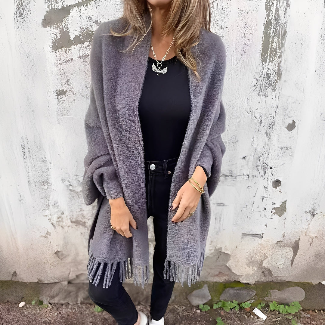 EB | Trendige, lässige Damenstrickjacke