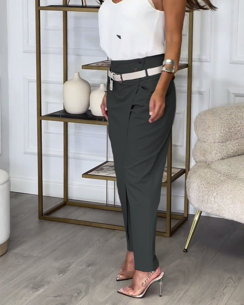EB | Patchwork-Hose mit Gürtel