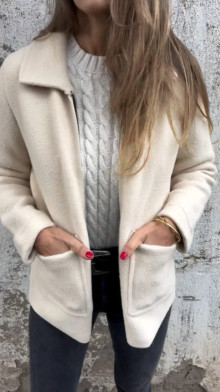 EB | Damen Reißverschluss-Taschenjacke
