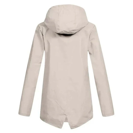 EB | Trendy Damen Regenjacke mit Kapuze