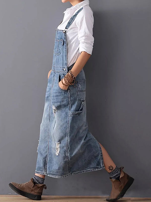 EB | Lässiges Denim Latzkleid