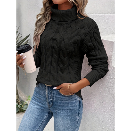 EB | Klassischer Eleganter Rollkragenpullover
