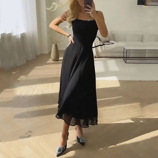 EB | Damenmode, Elegante, Ärmellose, Einfarbige Kleider
