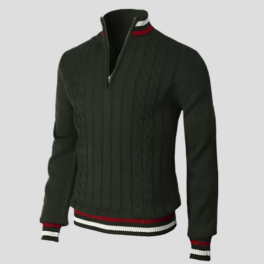 EB | Stilvolle Reißverschluss-Strickjacke für Herren