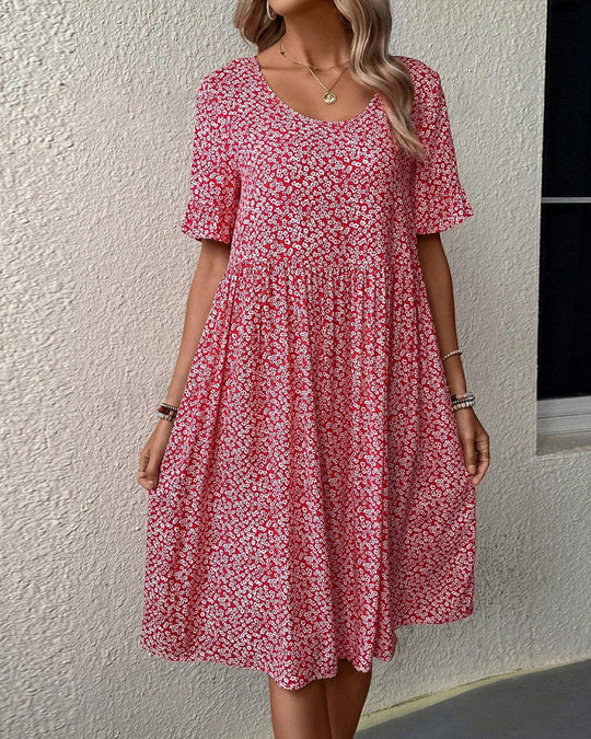 EB - Elegantes Kleid mit floralem Muster