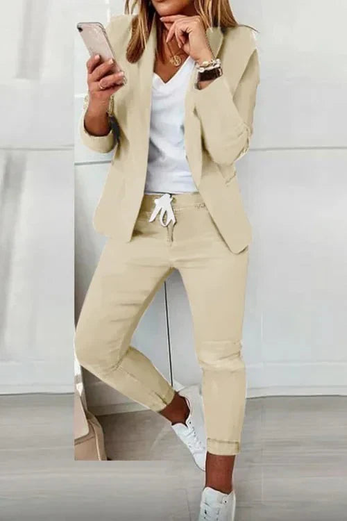 EB | Langärmeliger Blazer und Hose Stil