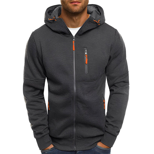 EB | Moderne Fleecejacke mit Kapuze für Herren