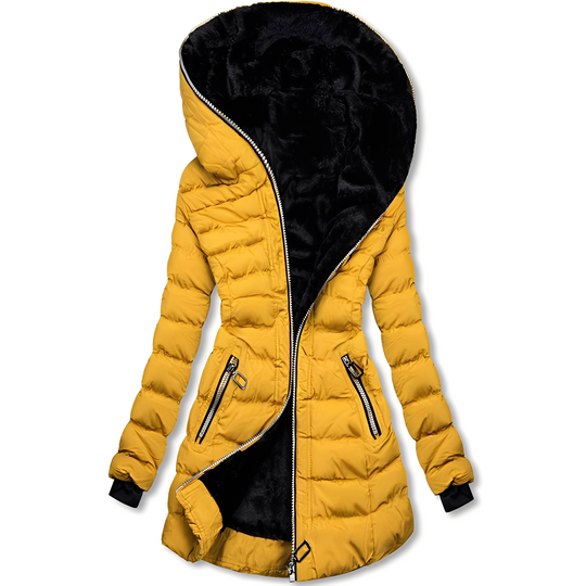 EB | Moderne Winterjacke mit Kapuze für Frauen