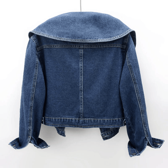 EB | Damen Denim Jacke mit Matrosenkragen
