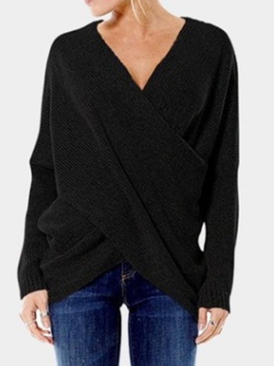 EB | Stilvoller & Sexy Pullover mit V-Ausschnitt