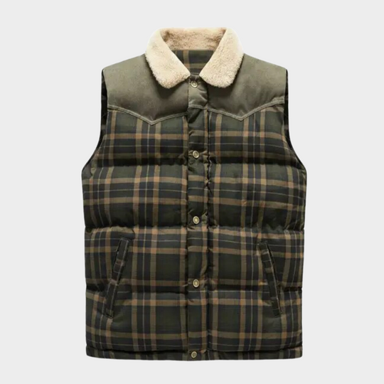 EB | Klassisch kariertes Herren Bodywarmer
