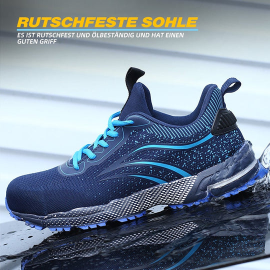 Leicht Sicherheitsschuhe Herren Damen Arbeitsschuhe Atmungsaktiv Schutzschuhe Stahlkappe Sportlich Sneaker EB