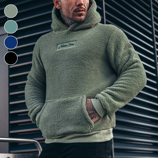 EB | Kuscheliger Kapuzenpullover - Plüsch Hoodie für Alltag & Freizeit