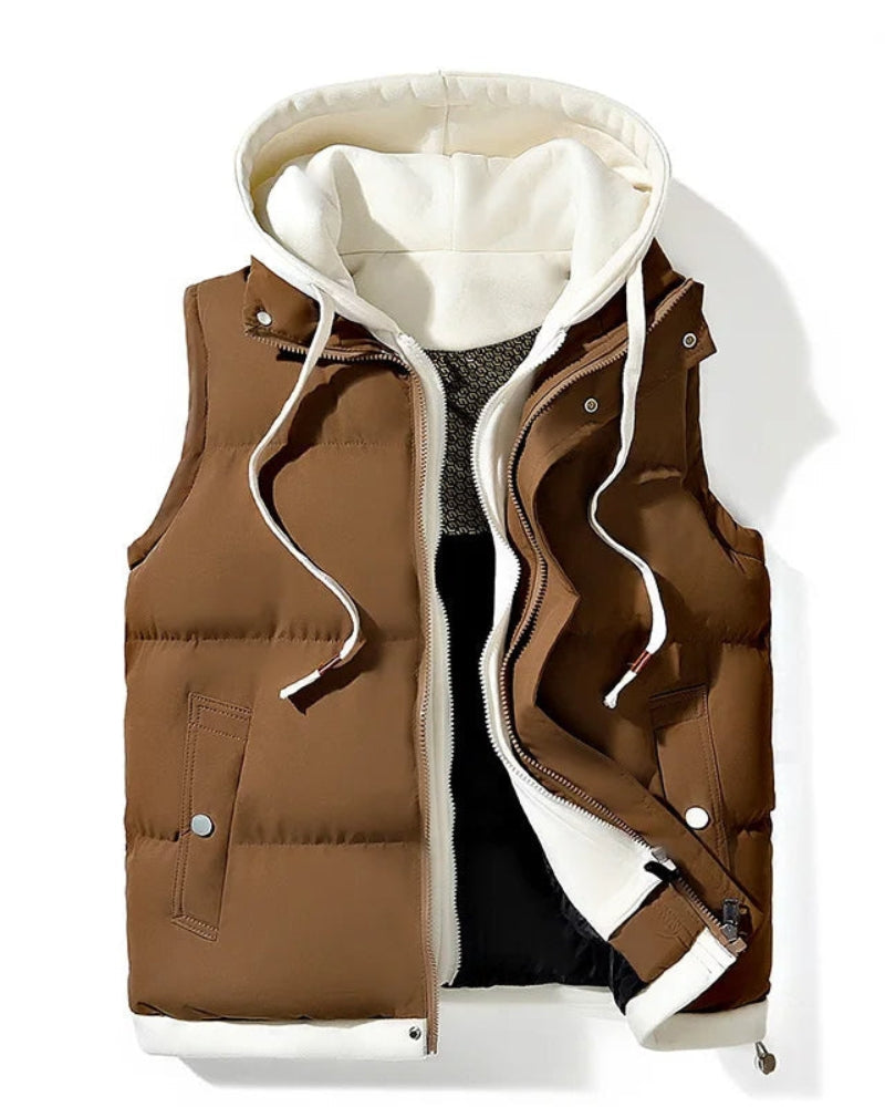 EB | Softshell Gestepptes Kapuzenwesten