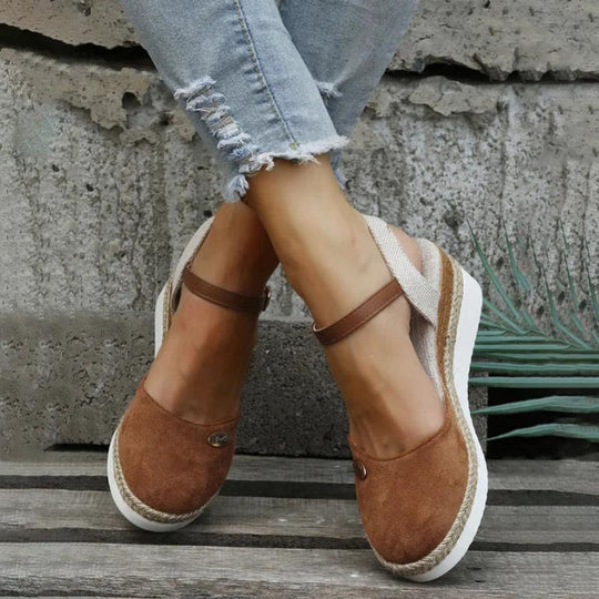Vintage Wedge Sandalen EB