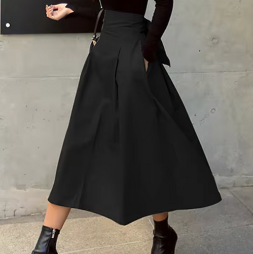 EB | Eleganter Maxi Rock mit Schleifendetails für Damen