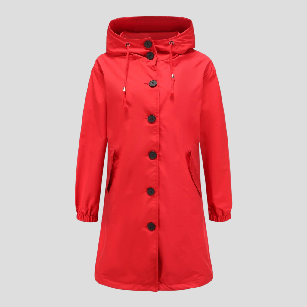EB | Wasserdichte Regenjacke mit Kapuze für Damen