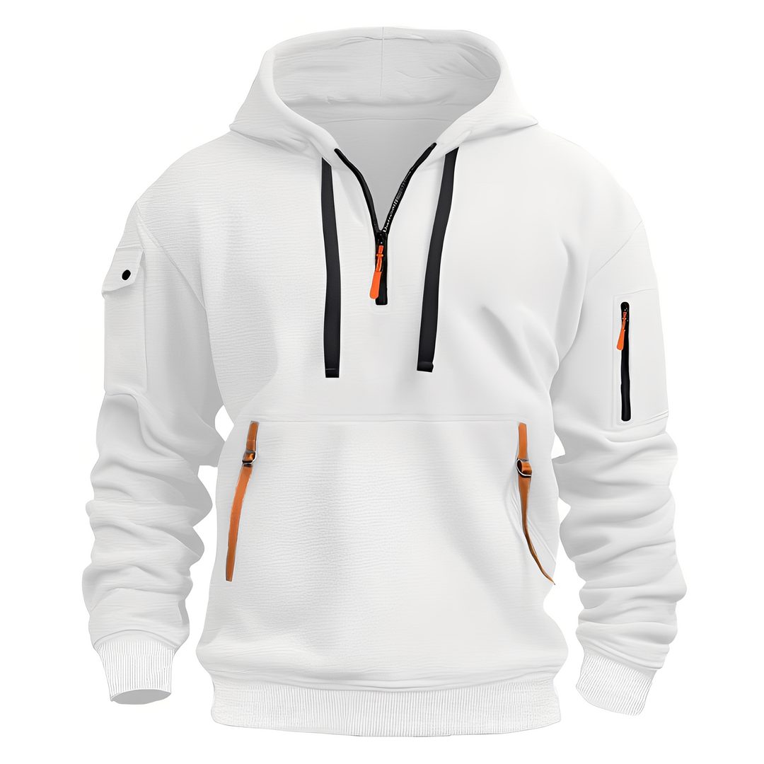EB | Locker Hoodie mit Halbzip für Männer