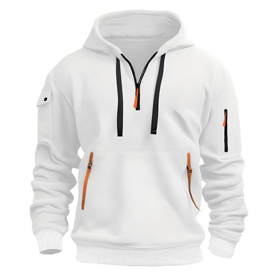 EB | Locker Hoodie mit Halbzip für Männer