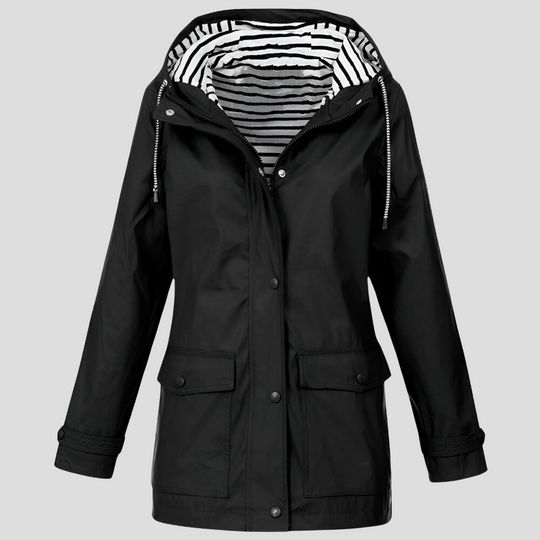 EB | Wasserdichte und Winddichte Kapuzenjacke für Damen