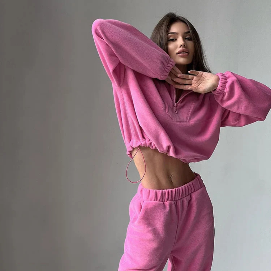 EB | Pullover mit Kragen für Frauen Warm