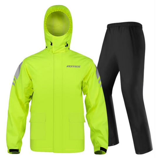 EB | Wasserdichte Motorrad-Regenjacke ergonomisch - Unisex winddicht
