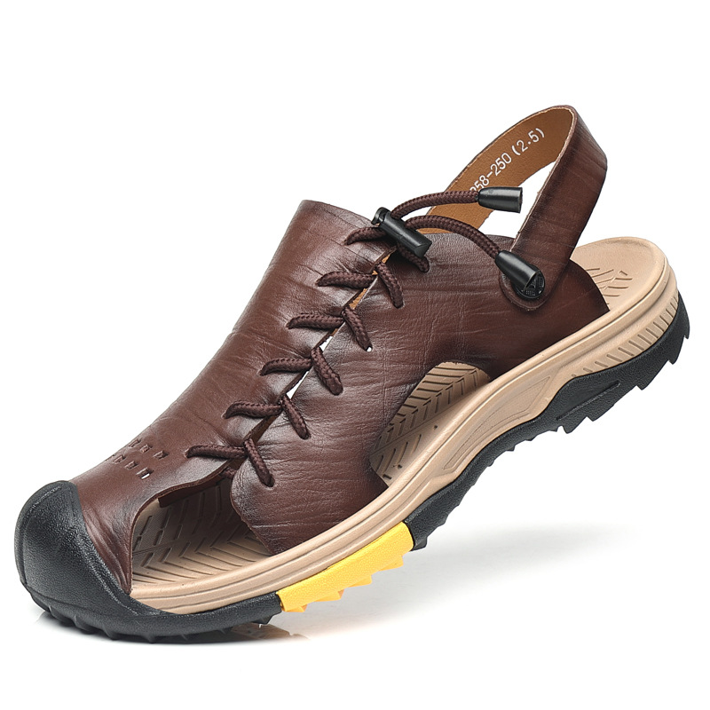 Robuste Ledersandalen für Männer EB