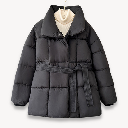 EB | Gurtelter Stepp-Pufferjacke für Frauen