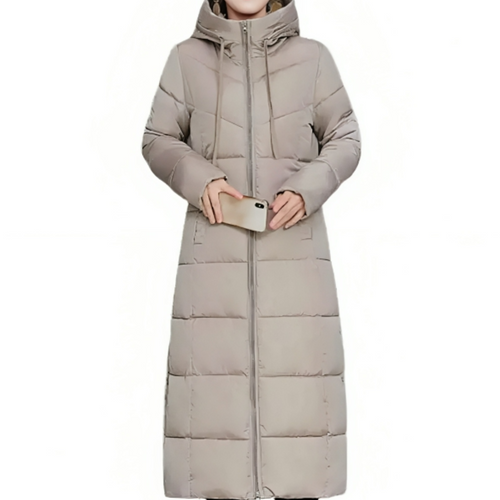 EB | Lange Gewattete Winterjacke Mit Kapuze Für Damen