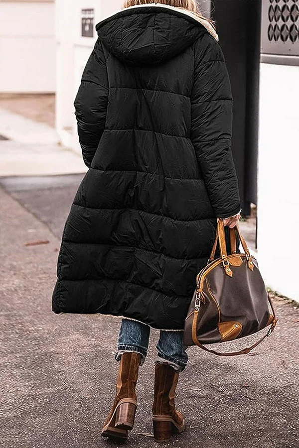EB | Trendige Jacke mit Kapuze und Betontem Kragen