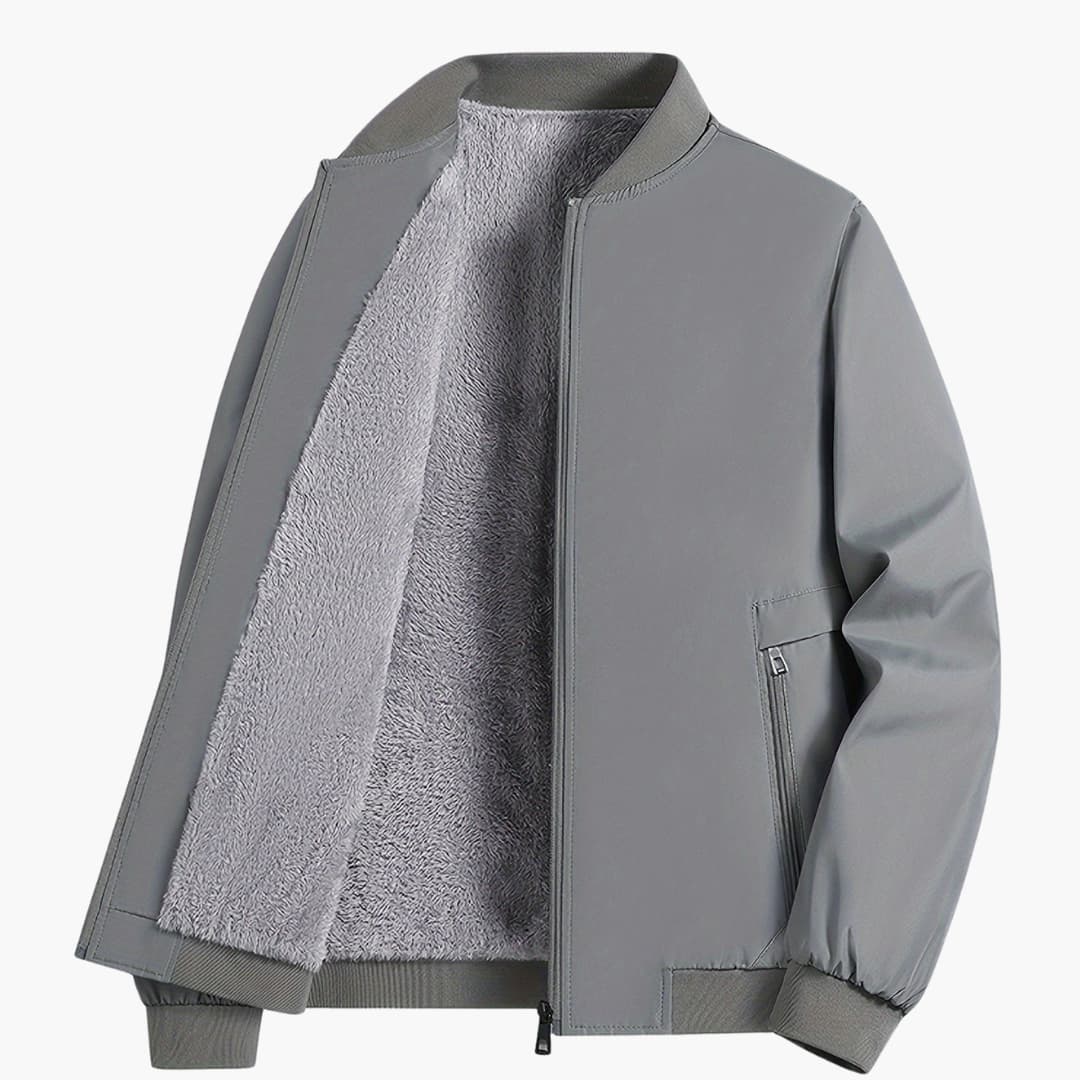EB | Fleecegefütterte Casual Jacke Bequem und Stilvoll