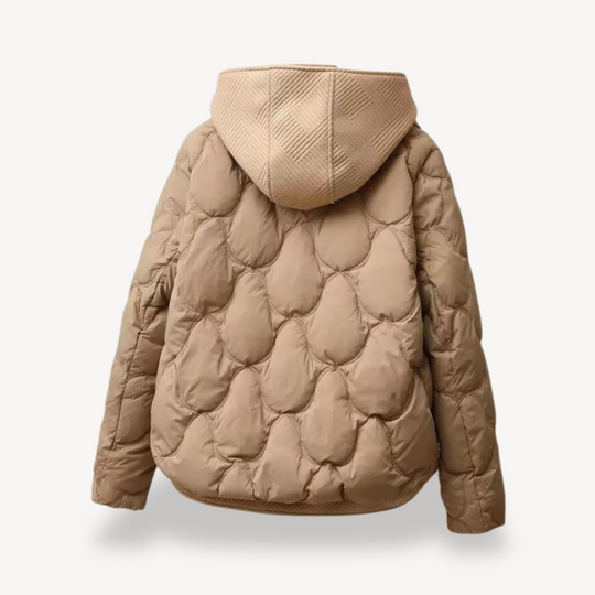 EB | Gestepptes Puffer-Jacke mit Kapuze für Frauen