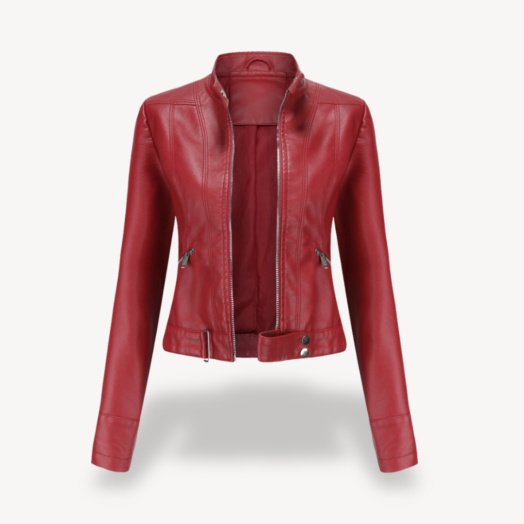 EB | Fake-Leder Bikerjacke für Frauen