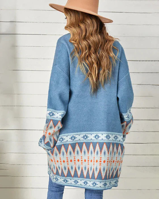 EB | Lockere Jacke mit Aufdruck