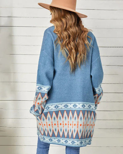 EB | Lockere Jacke mit Aufdruck