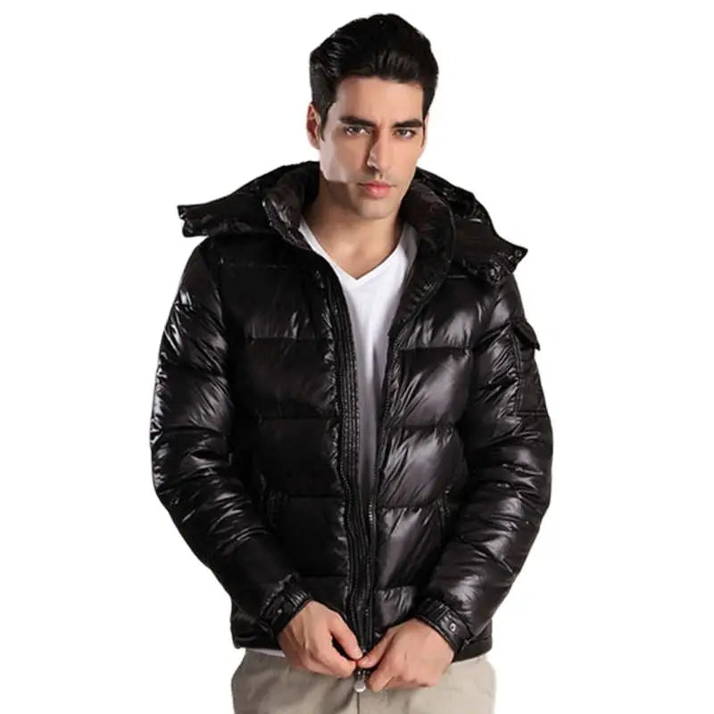 EB - Glänzende Herren-Pufferjacke