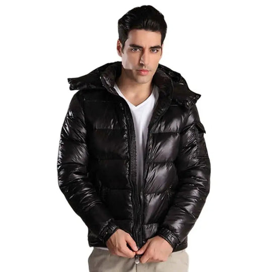EB - Glänzende Herren-Pufferjacke