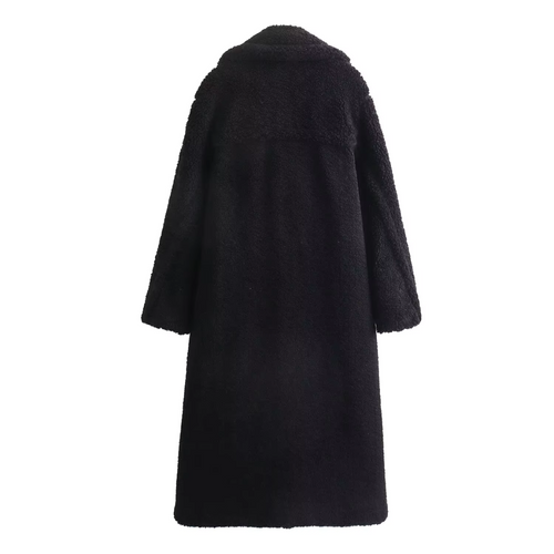 EB | Polare Oversize mit Stehkragen und Reißverschluss für Damen Ideal für kaltes Wetter