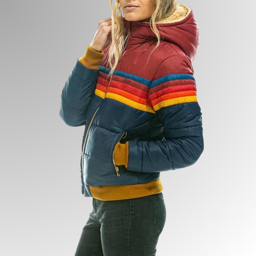EB | Lässige Jacke mit Reißverschluss und Lebhaften Details