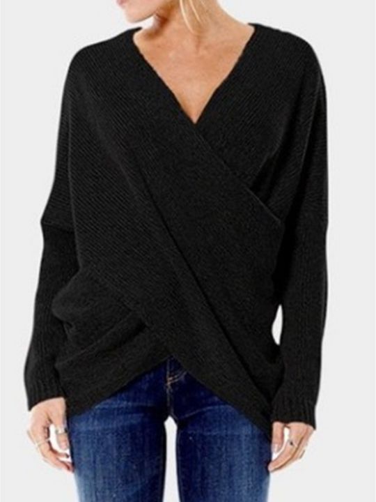 EB | Stylischer &Amp; Sexy V-Ausschnitt Pullover