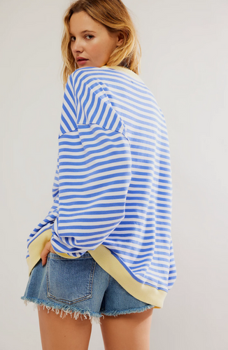 EB | Klassischer Gestreifter Pullover für Frauen