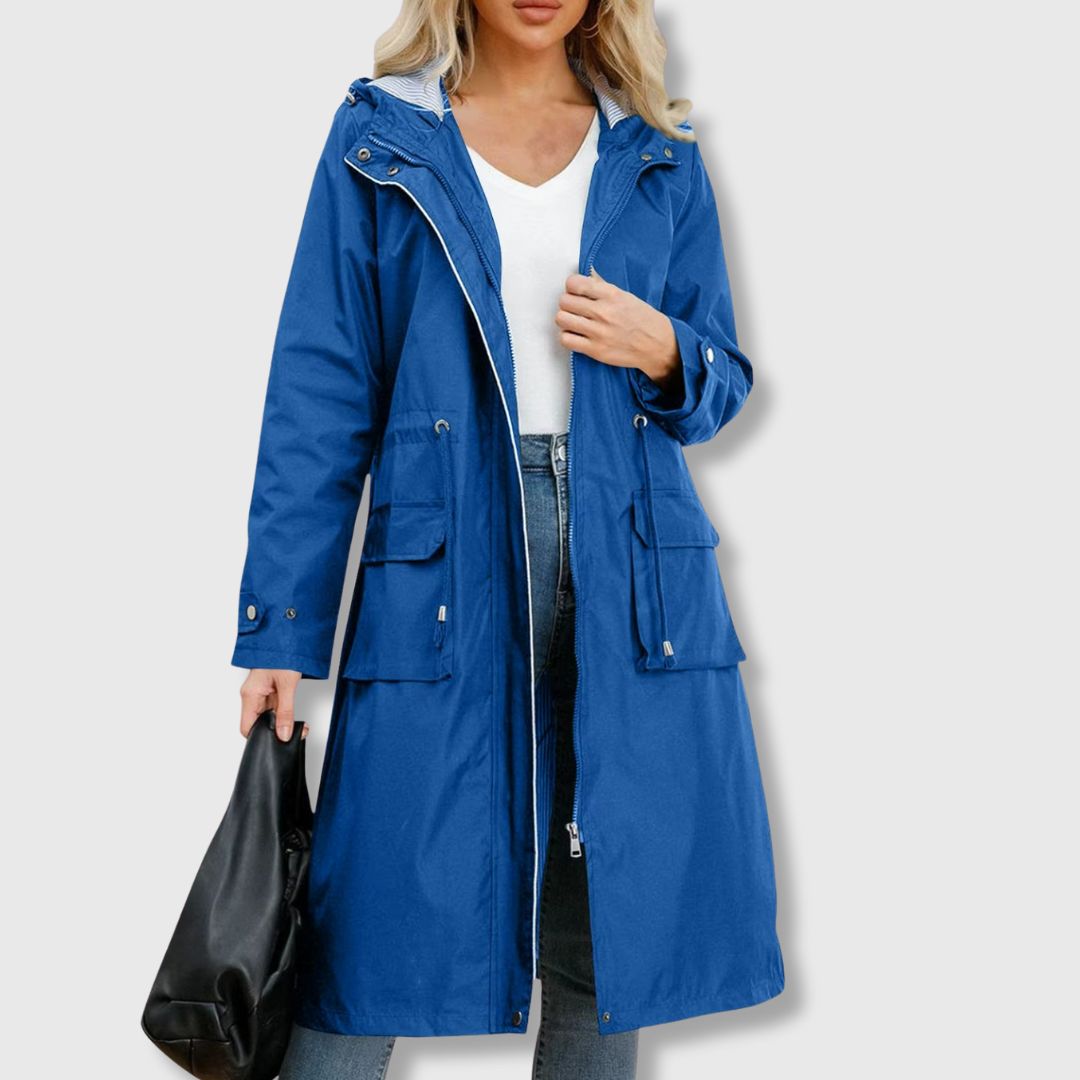 EB | Lange Alltagsjacke mit Kapuze