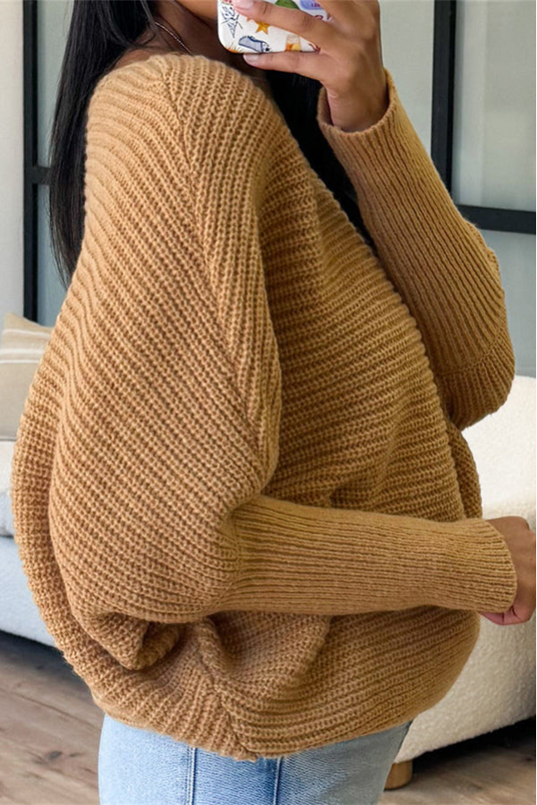EB | Strickpullover mit Rundhalsausschnitt für Frauen