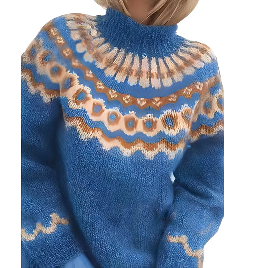 EB | Damen-Rollkragenpullover Aus Strick