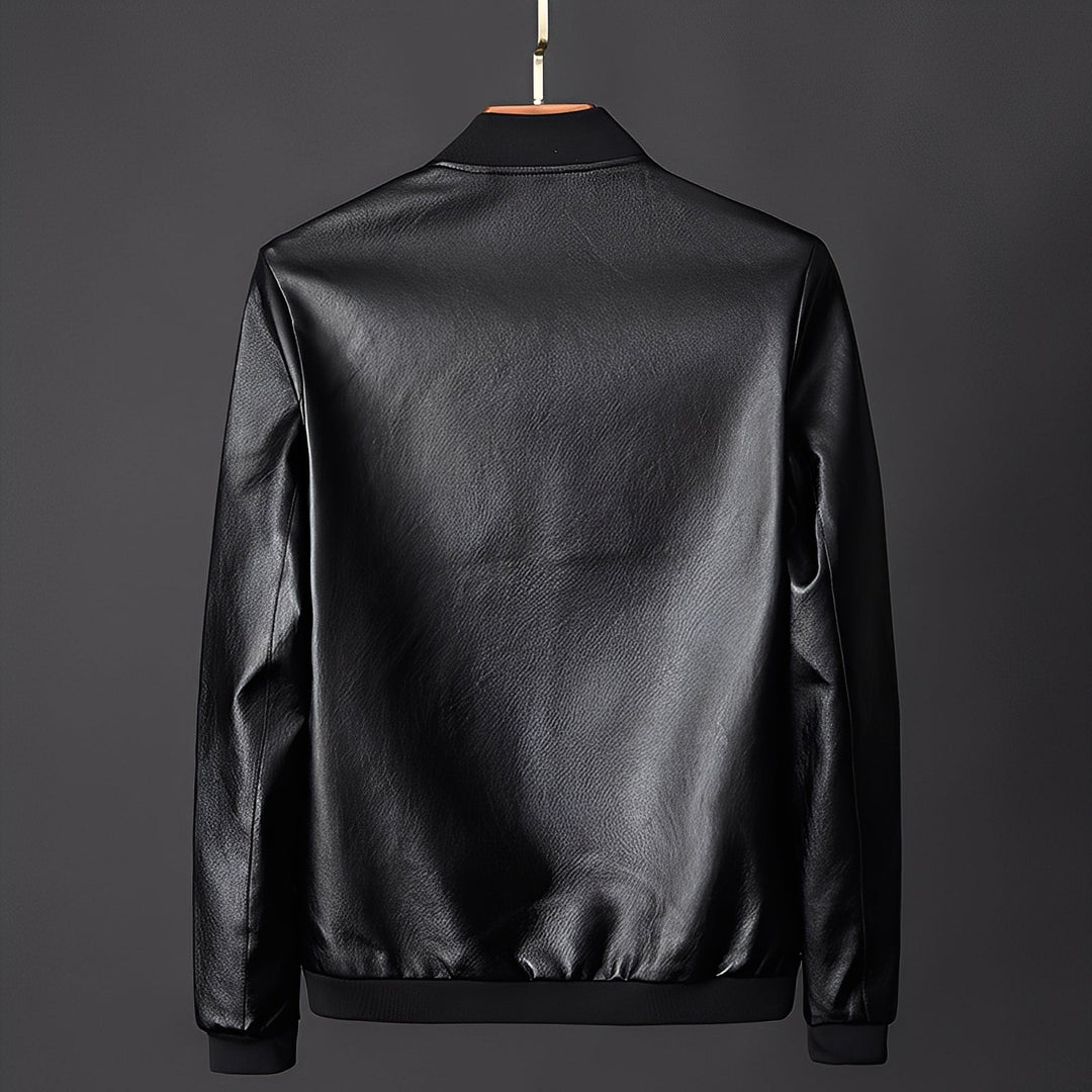 EB | Stylische Biker-Lederjacke für Männer