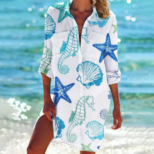 EB | Farbenfrohes Hemdkleid